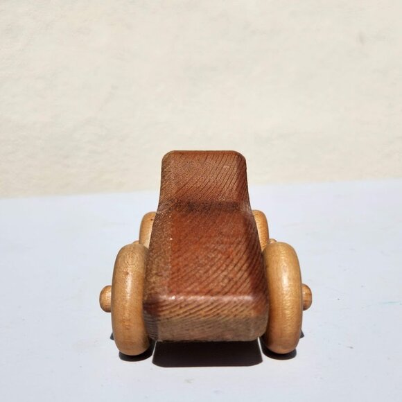 Handmade Toy Car Hand Crafted Race car push Decor Montessori Waldorf Minnesota S - Picture 6 of 12